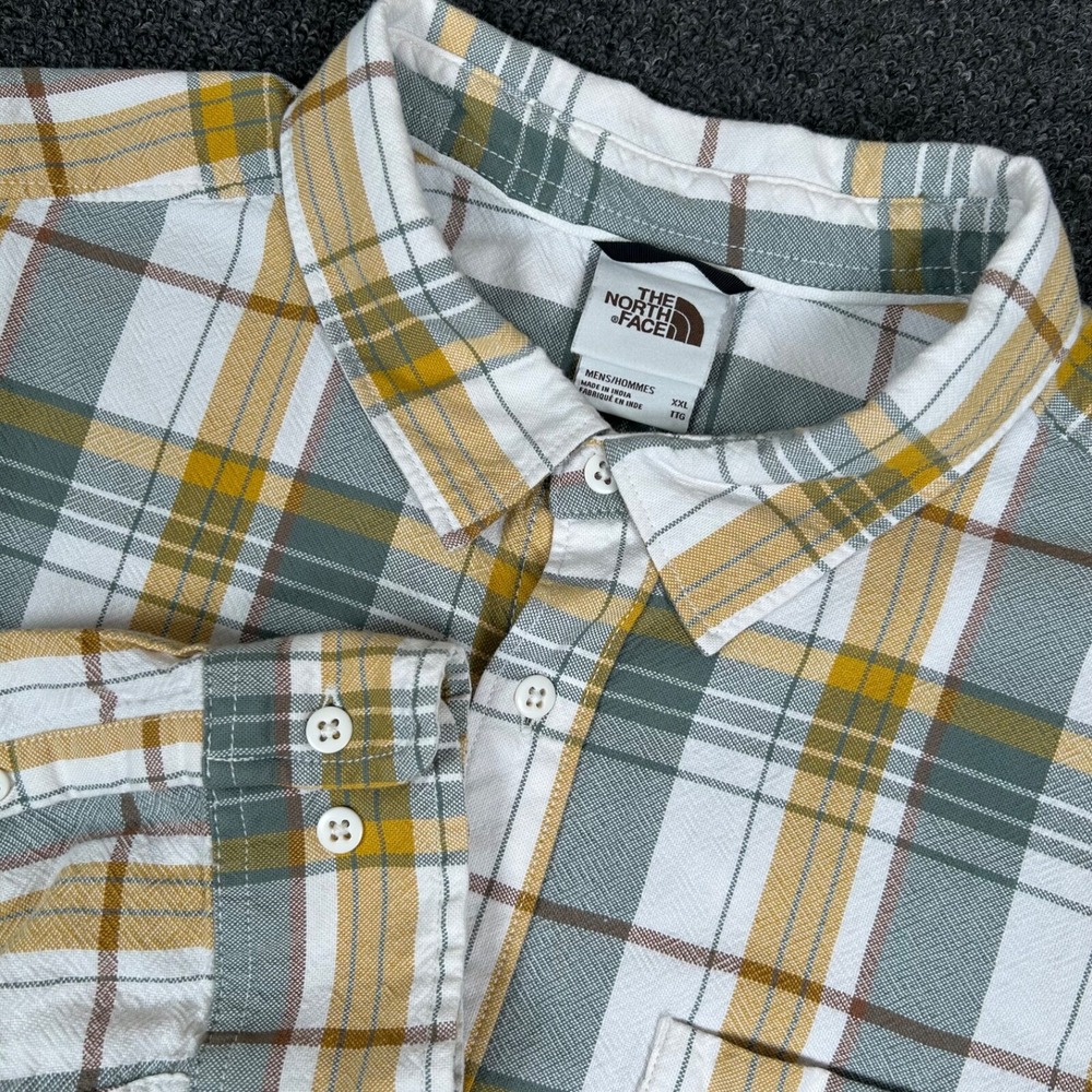 The North Face Hayden Pass 2.0 Gardenia Button Up Long Sleeve Shirt Mens XXL